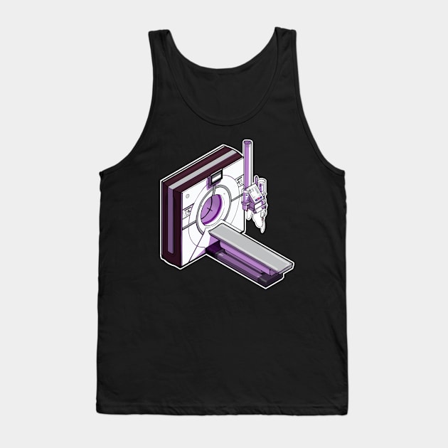 CT scanner isometric illustration Tank Top by daddymactinus